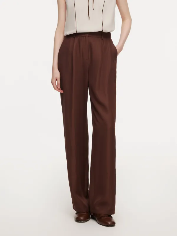 Tencel Acetate Linen Blend Women Pants sold by Goelia