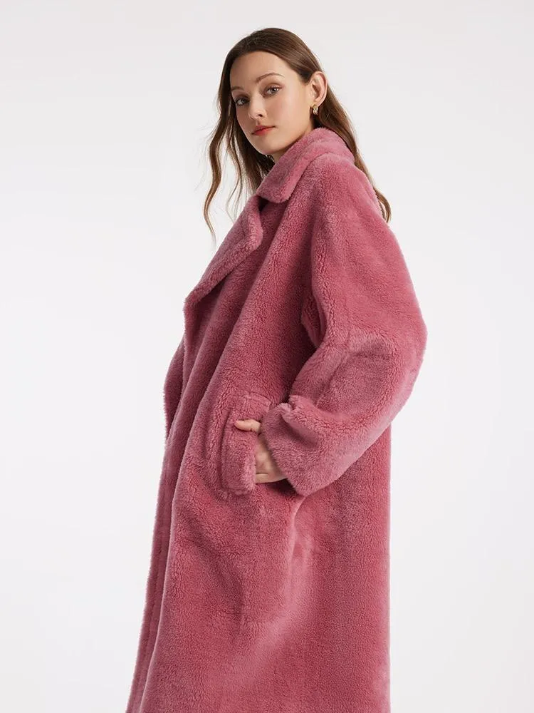 Lamb Wool Oversized Teddy Coat sold by Goelia product image thumbnail 3