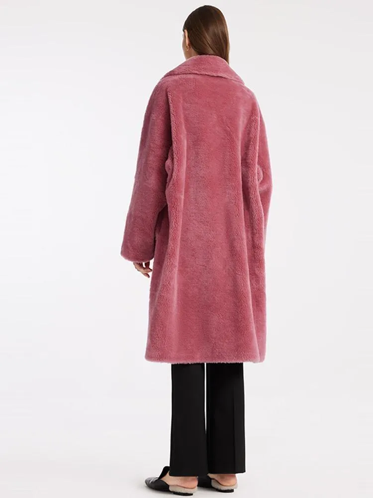 Lamb Wool Oversized Teddy Coat sold by Goelia product image thumbnail 4