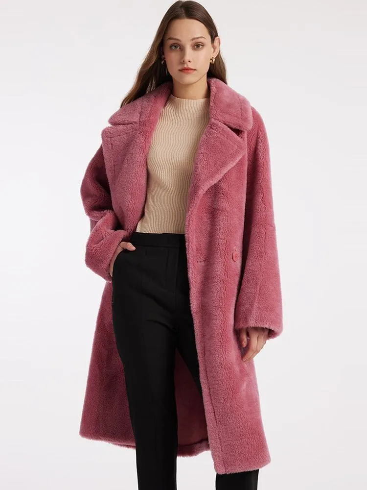 Lamb Wool Oversized Teddy Coat sold by Goelia product image thumbnail 2