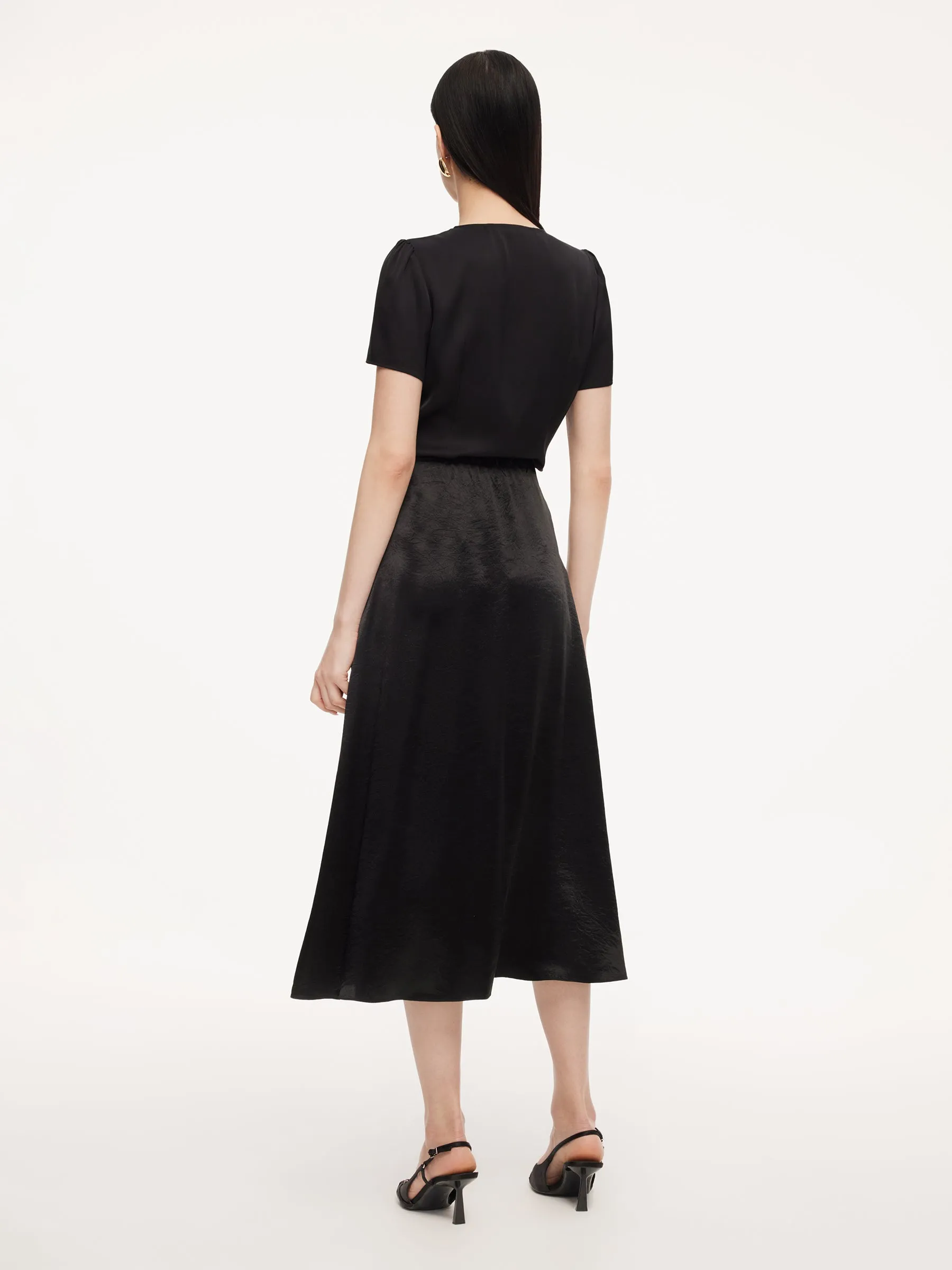 100% Acetate Women A-Line Skirt sold by Goelia product image thumbnail 3