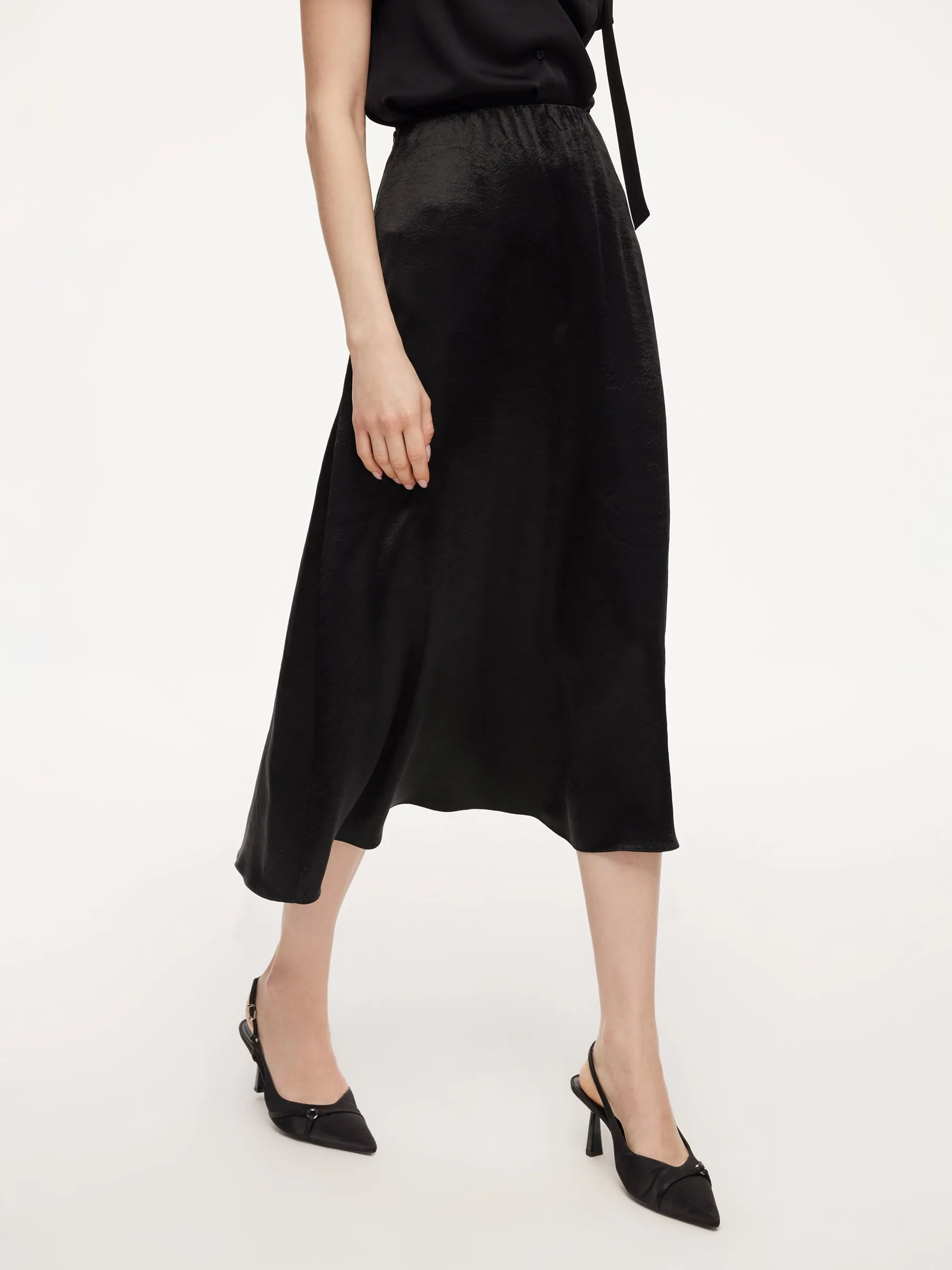 100% Acetate Women A-Line Skirt sold by Goelia product image thumbnail 4