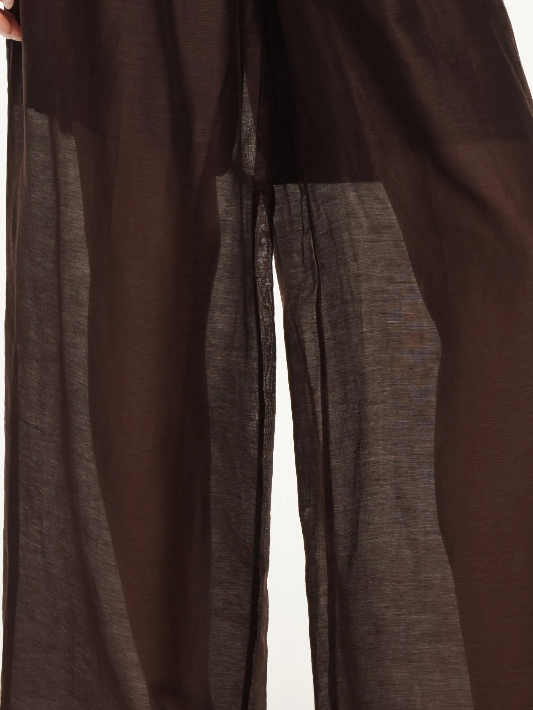 Tencel Linen Blend Women Straight Leg Pants sold by Goelia product image thumbnail 5