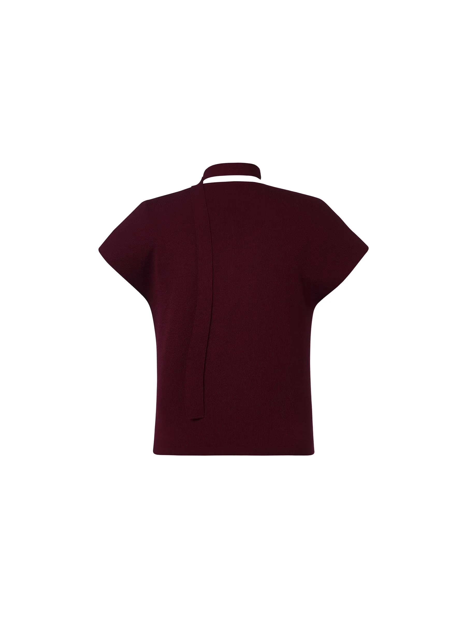 Lyocell Blend V-Neck Women Cardigan With Ribbon sold by Goelia product image thumbnail 4