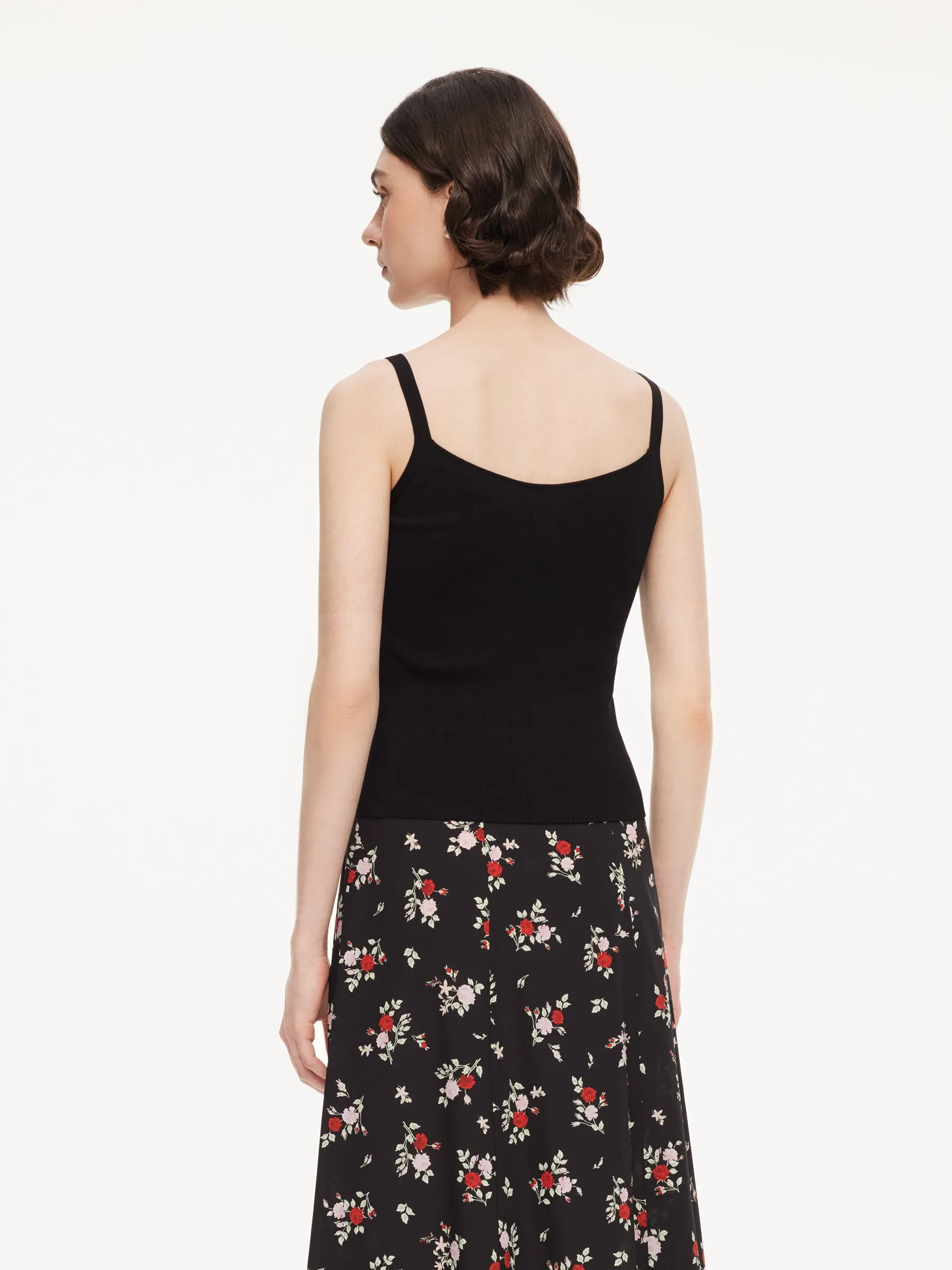 Triacetate Lyocell Blend Lace Trim Women Camisole sold by Goelia product image thumbnail 5
