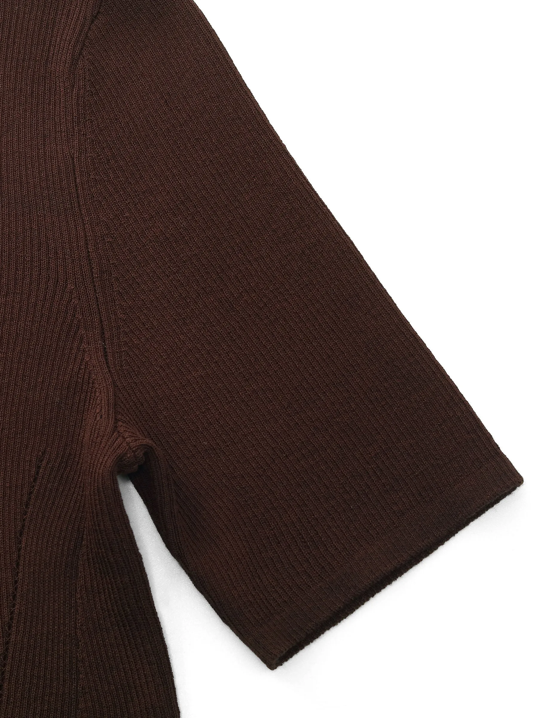 Lyocell Blend Round Neck Women Knit Top With Detachable Sailor Collar sold by Goelia product image thumbnail 4