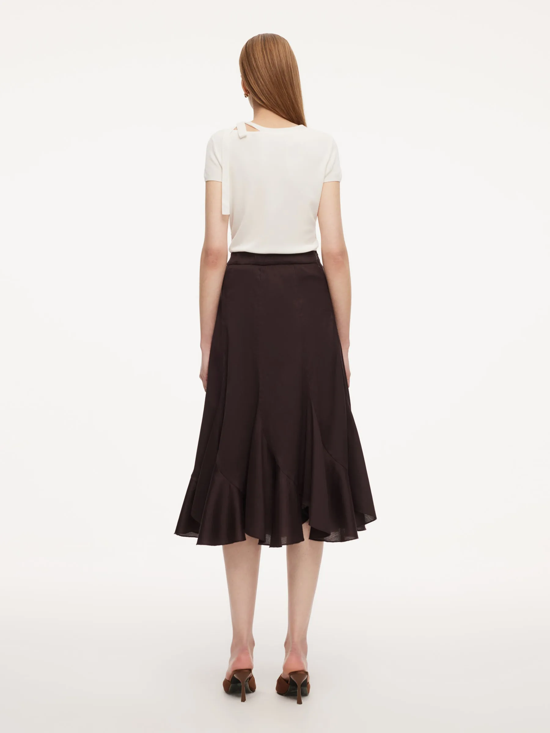 Cotton Blend High-Waisted Women Mermaid Skirt sold by Goelia product image thumbnail 4