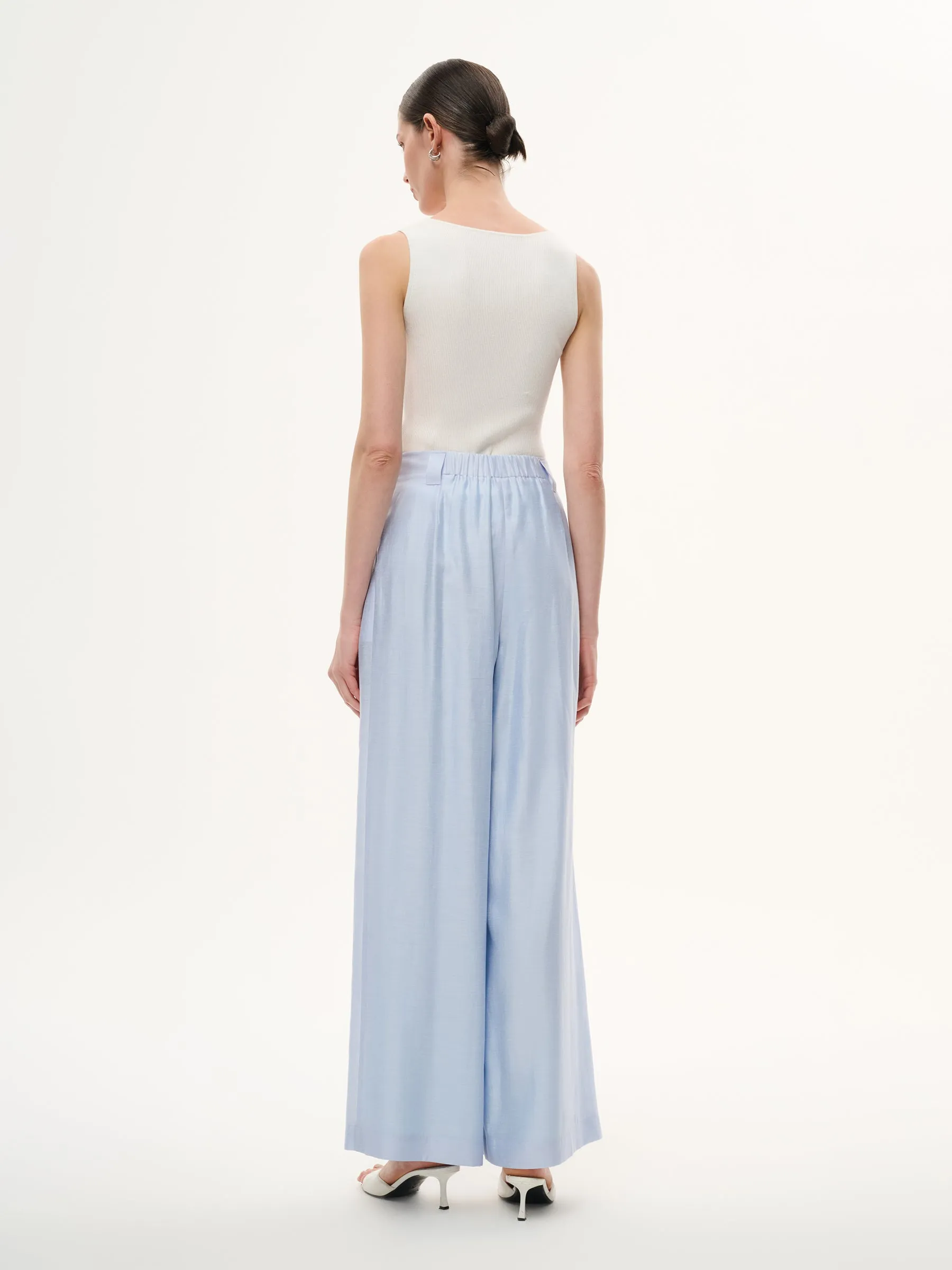 Tencel Acetate Linen Blend Women Straight Leg Pants sold by Goelia product image thumbnail 4