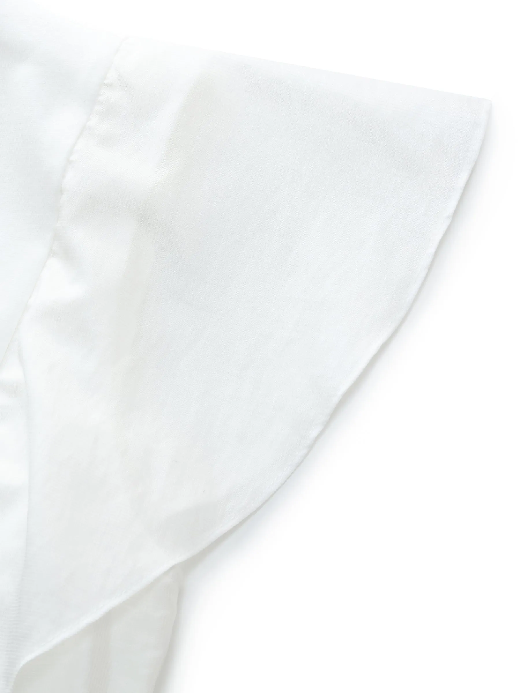 100% Cotton Ruffle Sleeve Women Blouse With Detachable Scarf Buckle sold by Goelia product image thumbnail 4