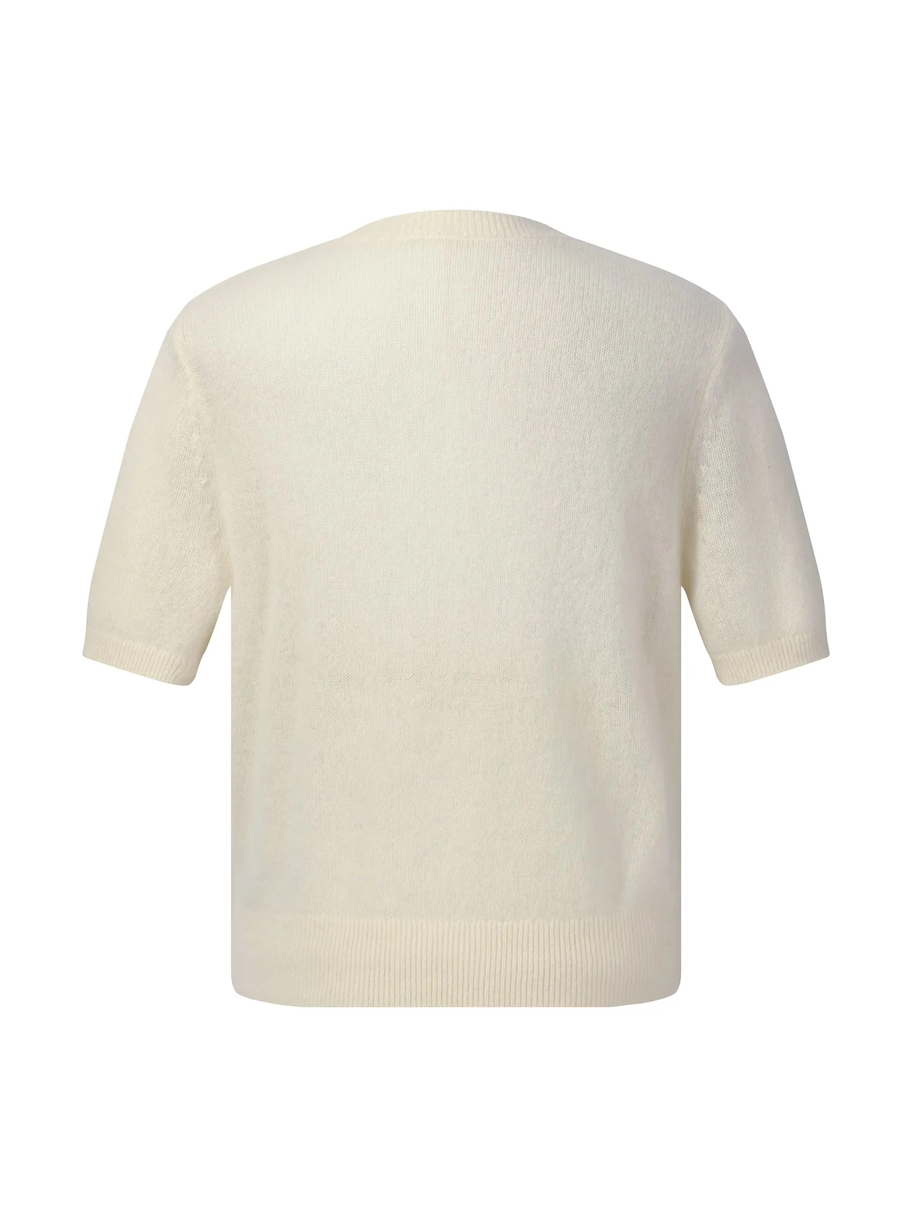 100% Cashmere Sequins Women Knit Top sold by Goelia product image thumbnail 2