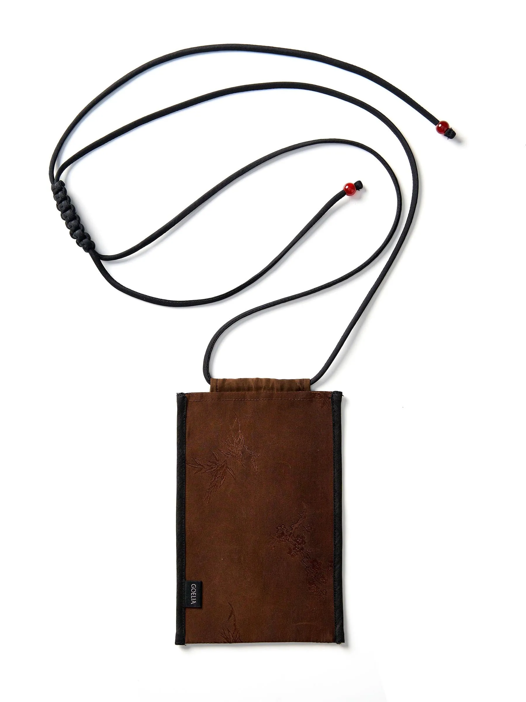 Dual-Color Gambiered Canton Gauze Crossbody Phone Bag sold by Goelia product image thumbnail 4