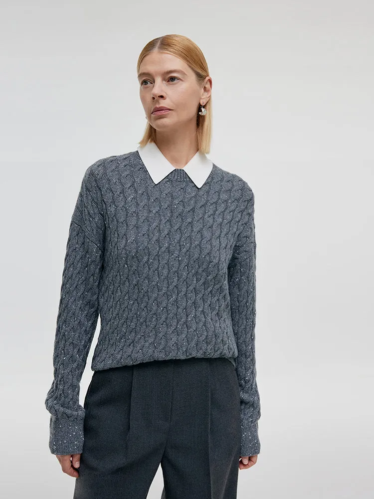 Wool And Cashmere Women Sweater sold by Goelia product image thumbnail 4