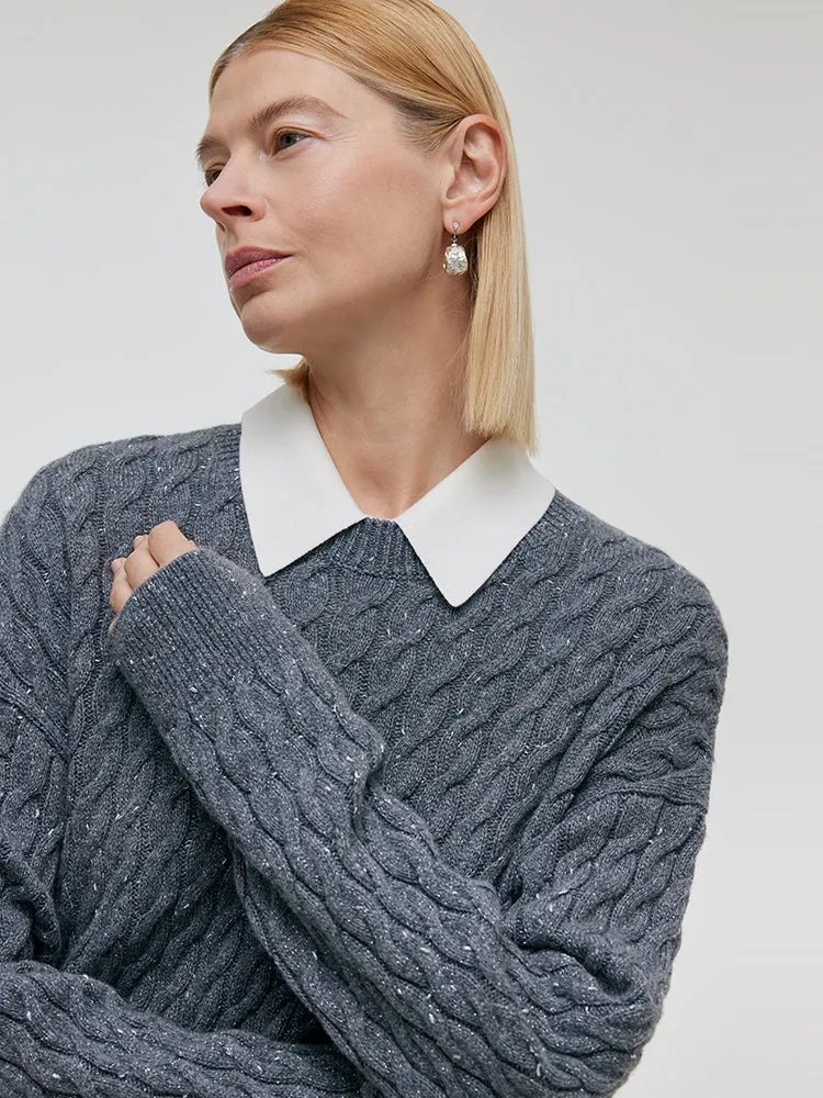 Wool And Cashmere Women Sweater sold by Goelia product image thumbnail 5