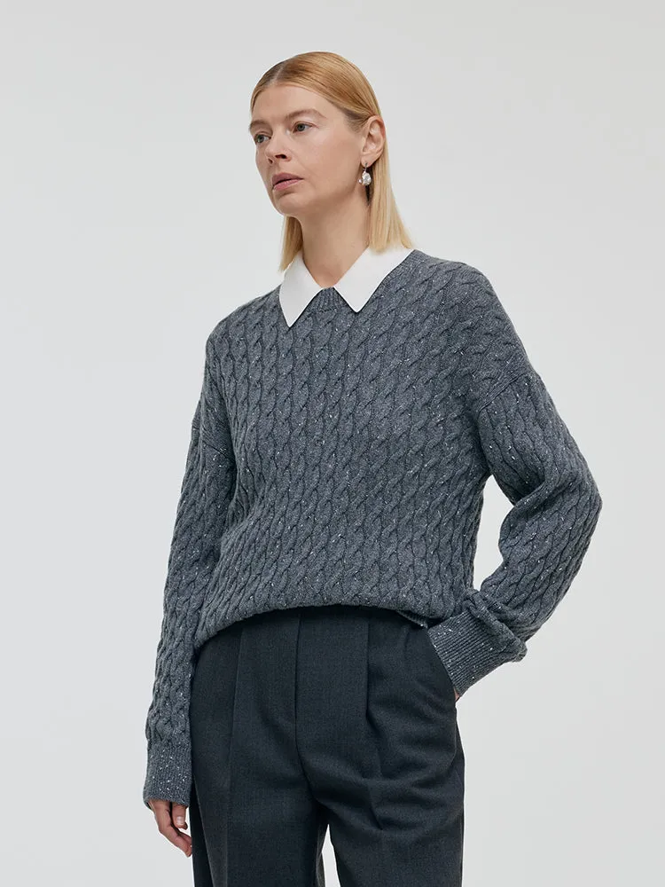 Wool And Cashmere Women Sweater sold by Goelia product image thumbnail 2