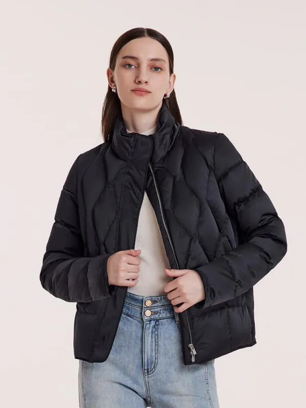 Stand Collar Goose Down Garment sold by Goelia