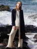 Triacetate Blazer Lapel Women Trench Coat sold by Goelia