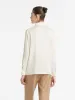 22 Momme Mulberry Silk Ruffle Women Shirt sold by Goelia