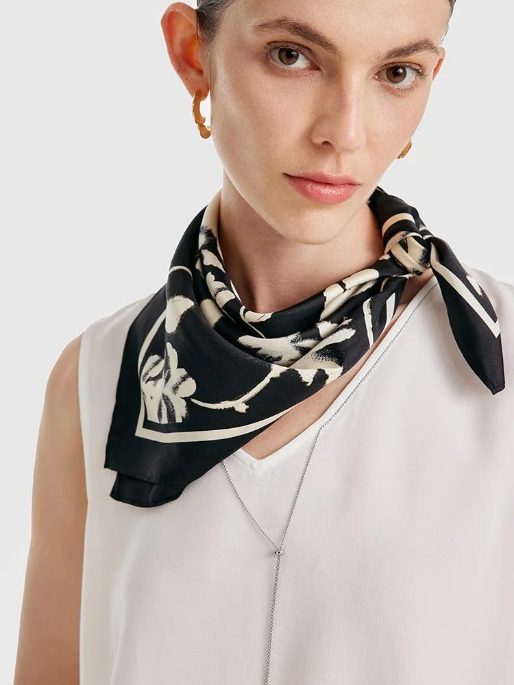 14 Momme Silk Scarf 61 Square sold by Goelia product image thumbnail 5