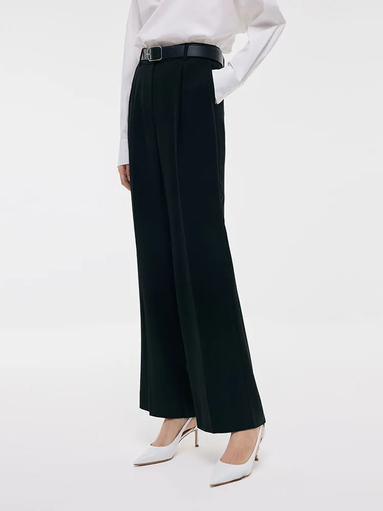 Acetate Straight Pleated Women Pants sold by Goelia product image thumbnail 4
