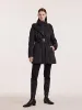 Triple Protection Fabric Hooded Gathered Waist Goose Down Garment sold by Goelia