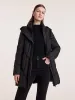 Triple Protection Fabric Hooded Gathered Waist Goose Down Garment sold by Goelia