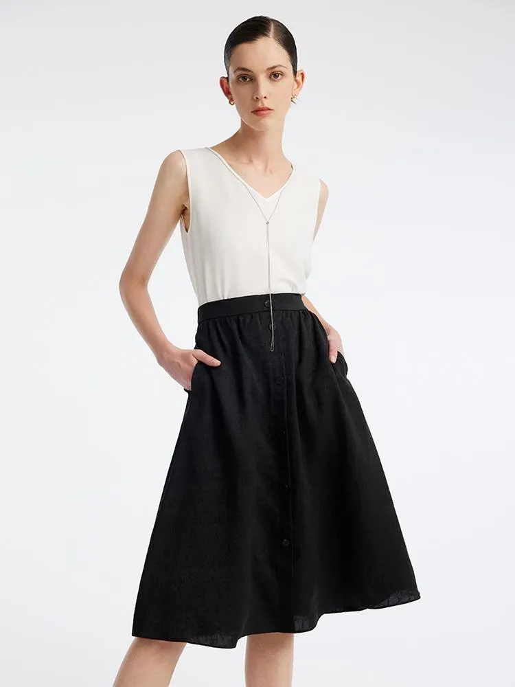 Xiang Yun Silk Knee-Length Women Skirt sold by Goelia product image thumbnail 5