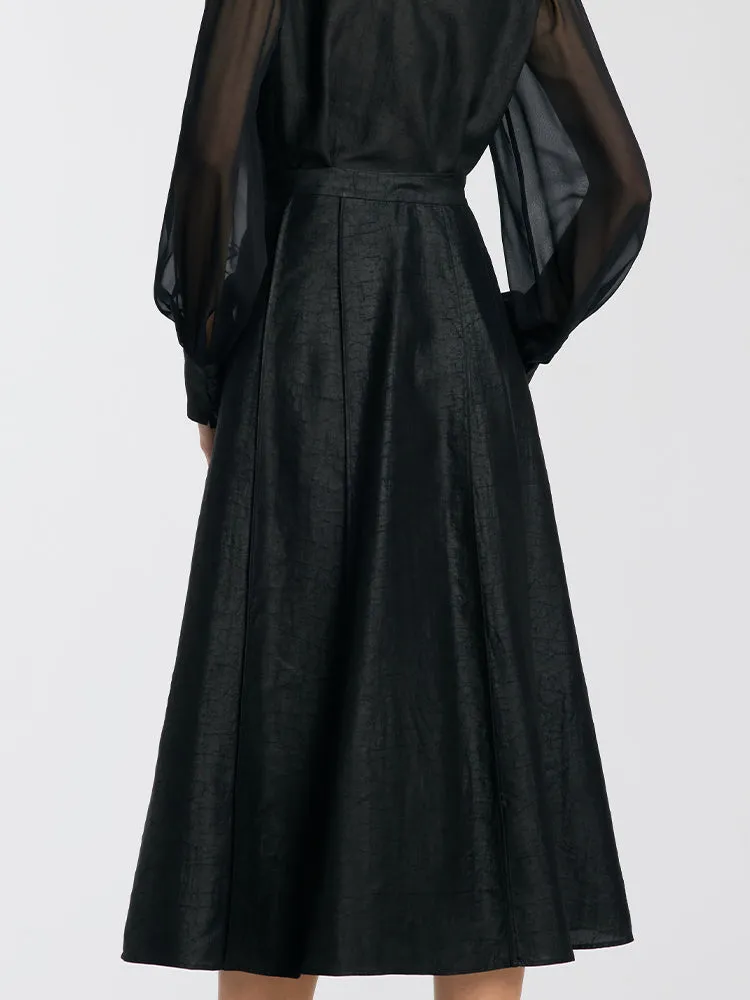 18 Momme Xiang Yun Silk Women Skirt sold by Goelia product image thumbnail 5