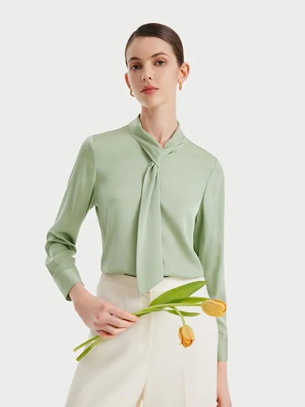 22 Momme Silk Flutter Women Shirt sold by Goelia