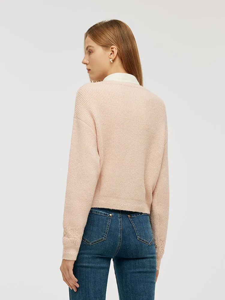 Mohair Blend Women Pullover Sweater sold by Goelia product image thumbnail 3
