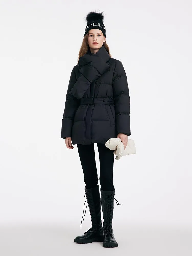 Triple Protection Fabric Goose Down Garment With Scarf sold by Goelia product image thumbnail 2