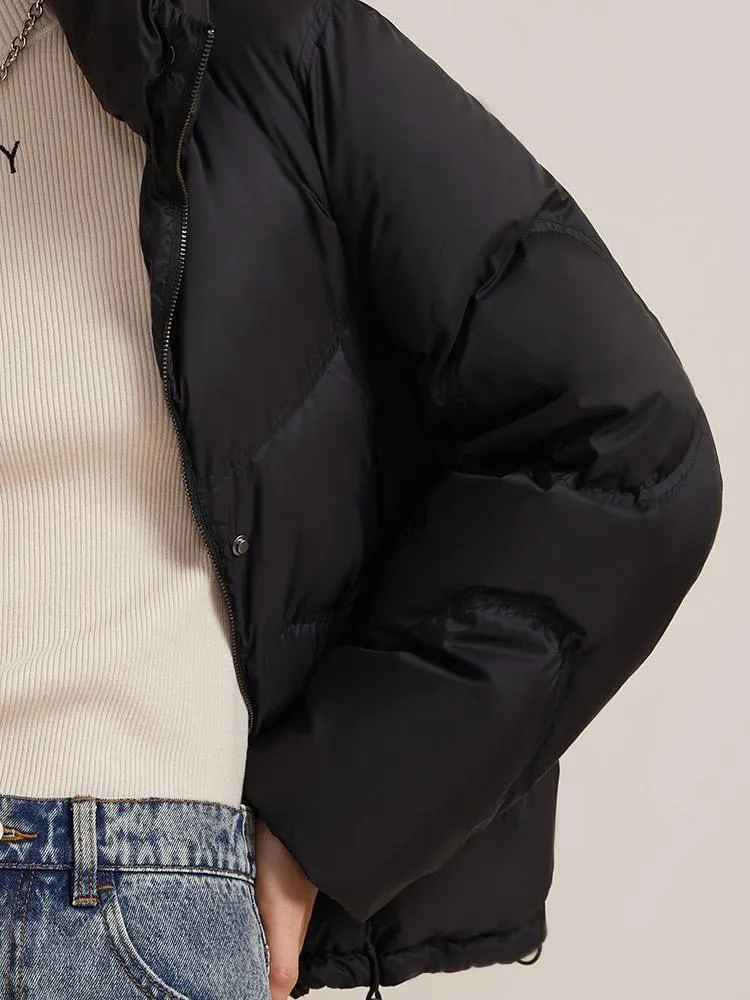 Cocoon Shape Short Women Goose Down Garment sold by Goelia product image thumbnail 5