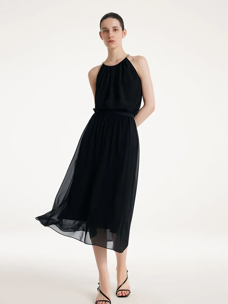 19 Momme Mulberry Silk Reversible Women Skirt sold by Goelia product image thumbnail 4