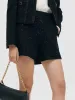 Wool Blend Sequins A-Line Women Shorts sold by Goelia