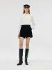 Wool Blend Sequins A-Line Women Shorts sold by Goelia