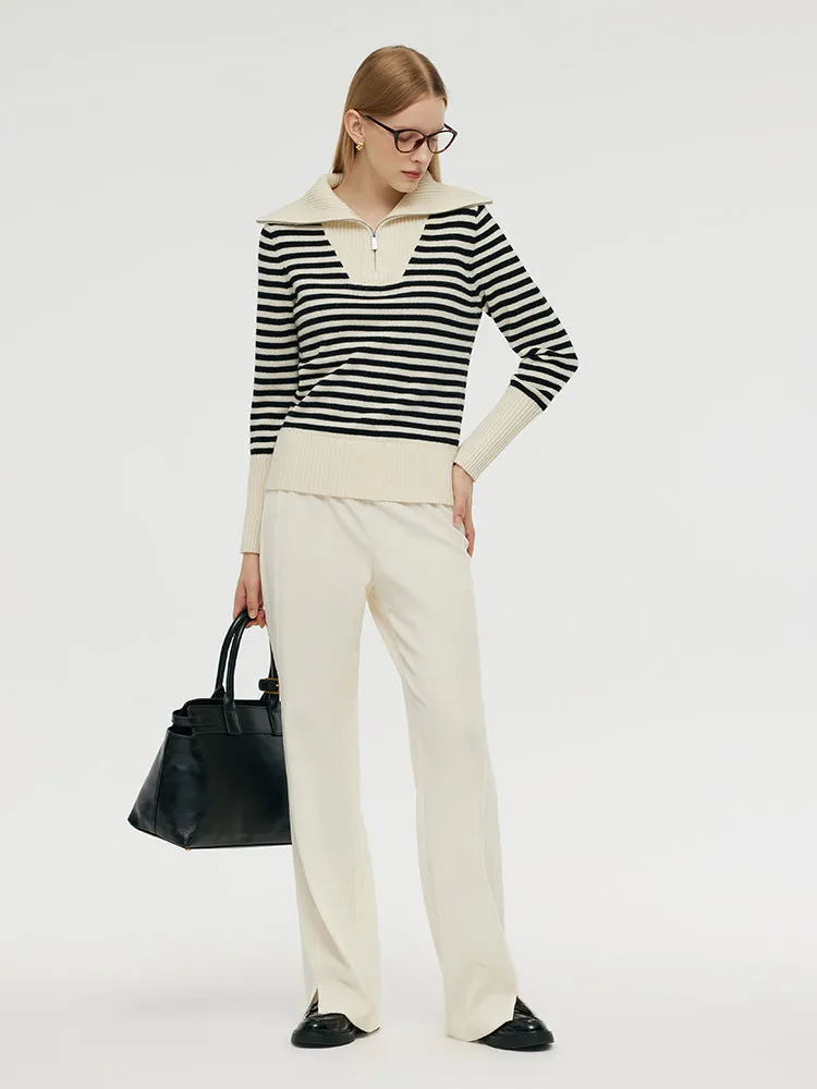 Full-Length Slit Knitted Women Pants sold by Goelia product image thumbnail 2