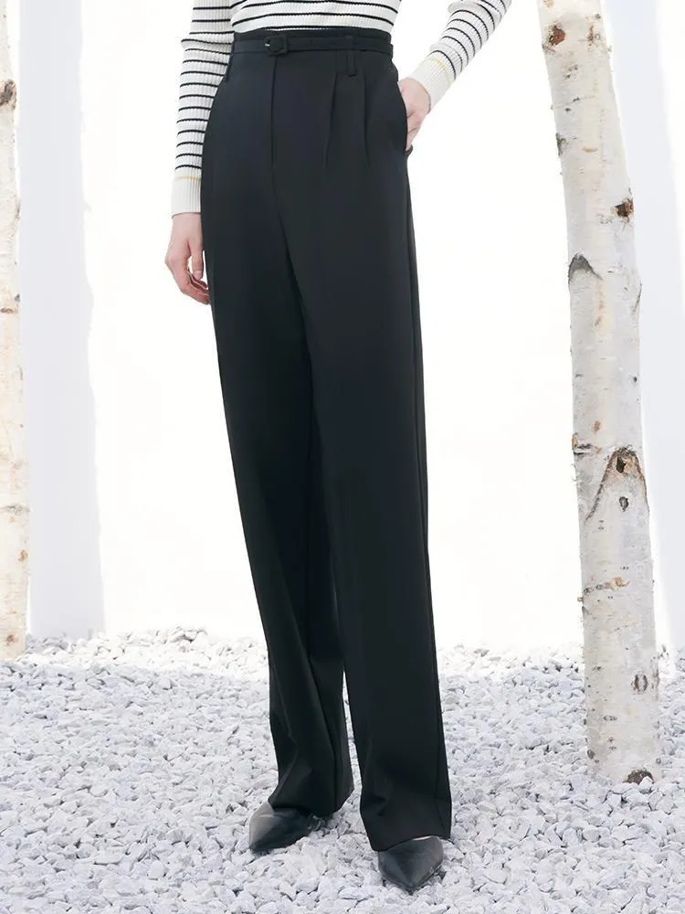 Black Straight Full Length Pants sold by Goelia product image thumbnail 3