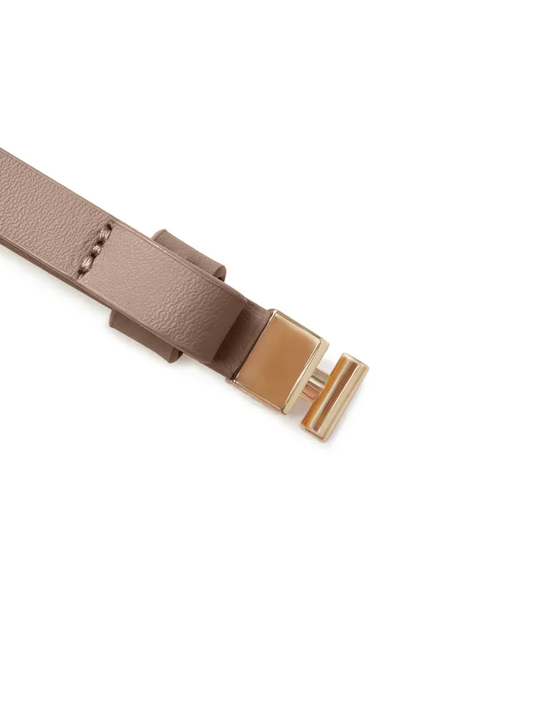 Chic Thin Leather Belt sold by Goelia product image thumbnail 4