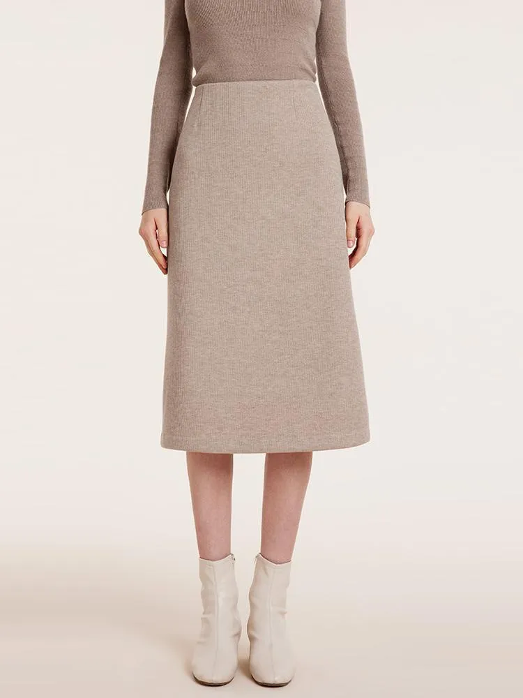 Knit A-Line Half Women Skirt sold by Goelia