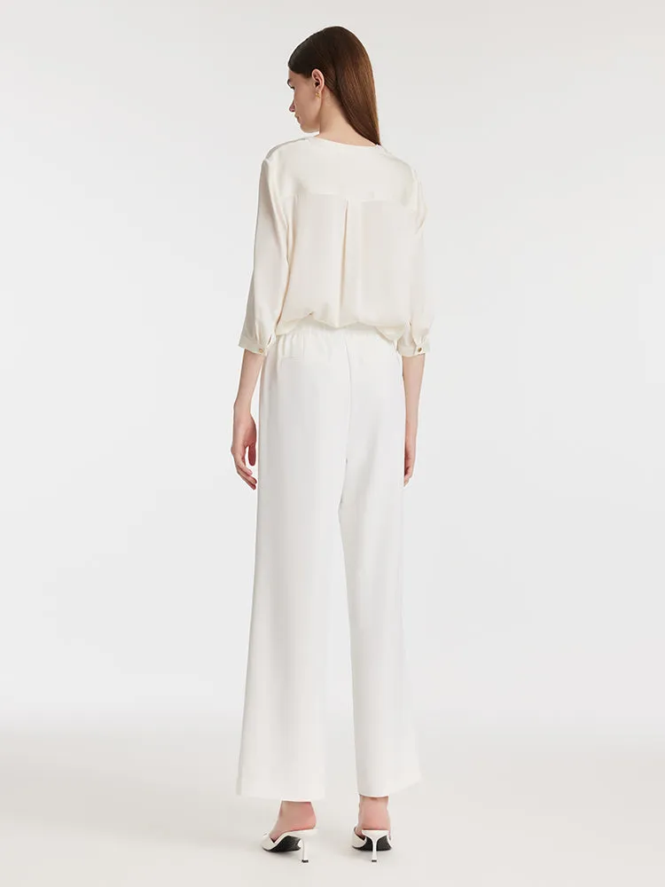 Ankle Length Women Wide Leg Pants sold by Goelia product image thumbnail 4