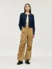 Round Neck Women Crop Denim Jacket sold by Goelia