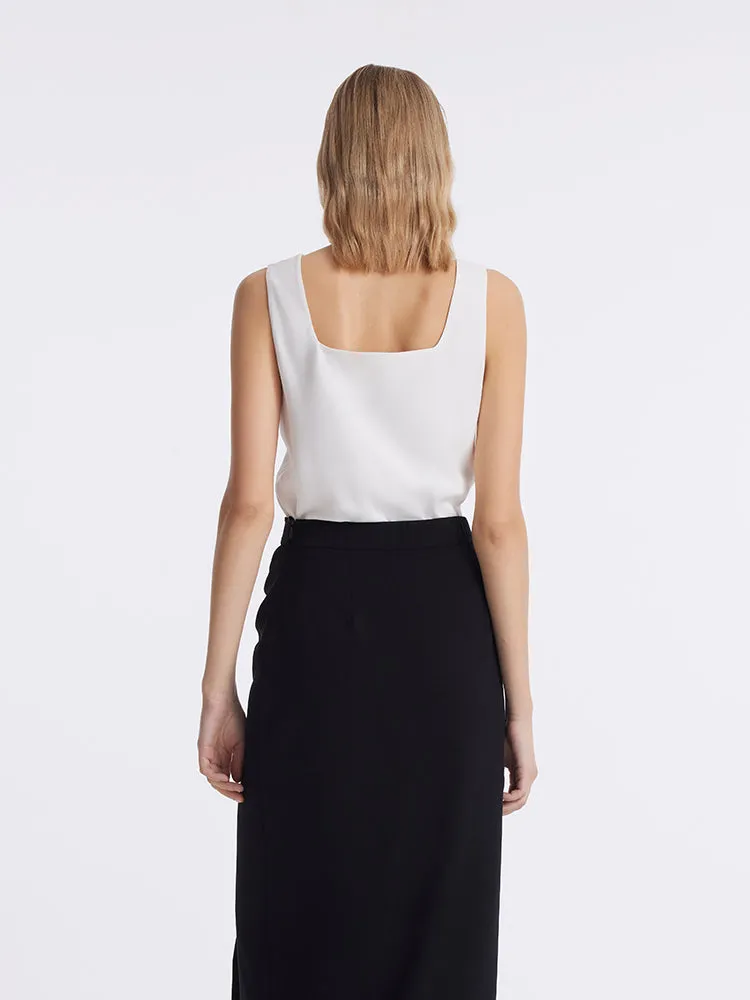 Acetate Reversible Women Tank Top sold by Goelia product image thumbnail 5