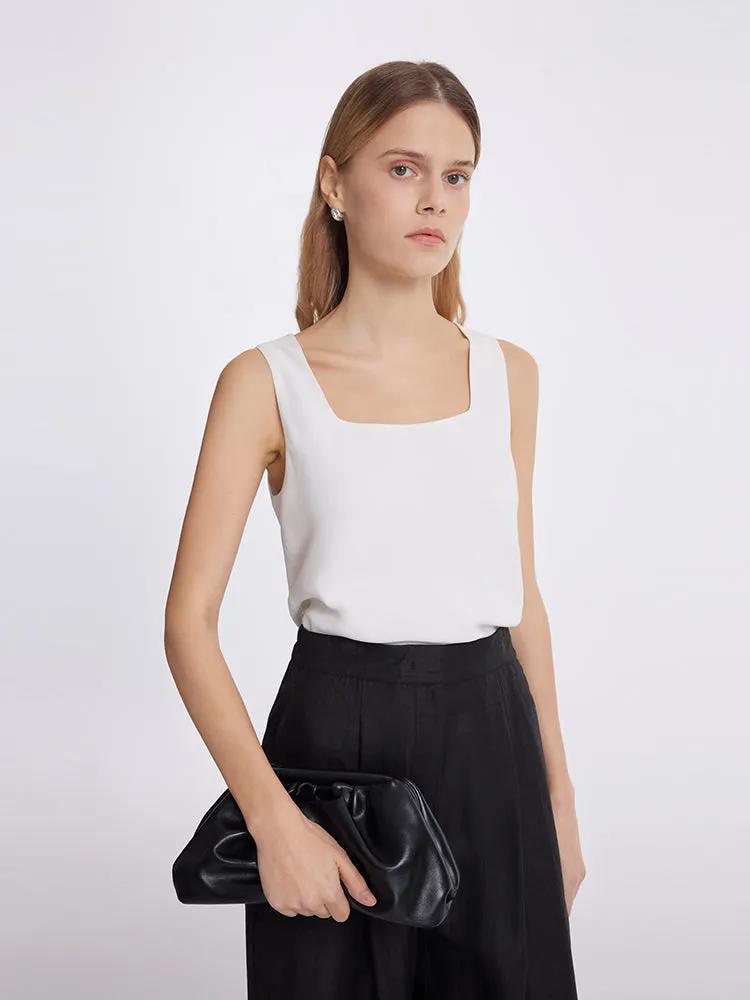 Acetate Reversible Women Tank Top sold by Goelia