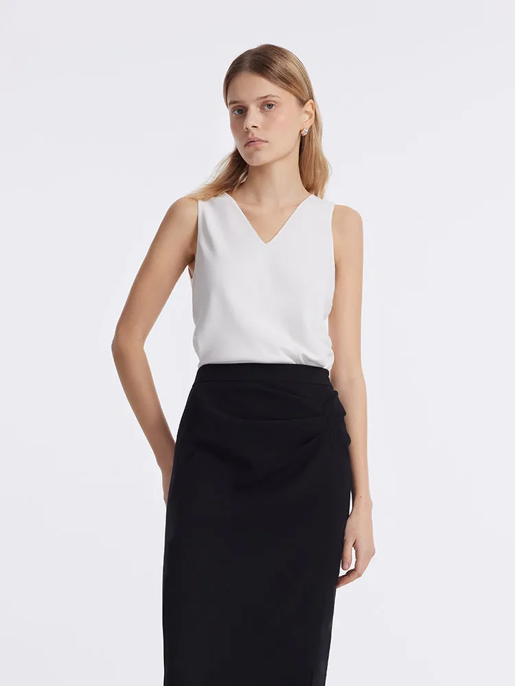 Acetate Reversible Women Tank Top sold by Goelia product image thumbnail 4