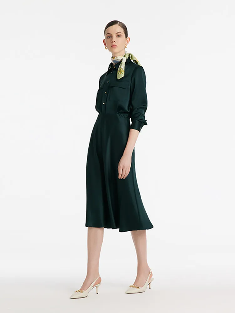 Iris Printed 60 Square 14 Momme Mulberry Silk Scarf sold by Goelia product image thumbnail 2