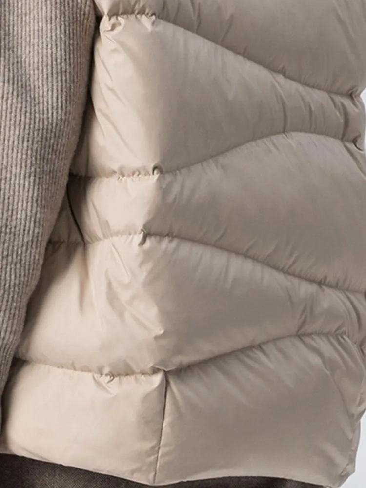 Double-Breasted Goose Down Garment Women Vest sold by Goelia product image thumbnail 5