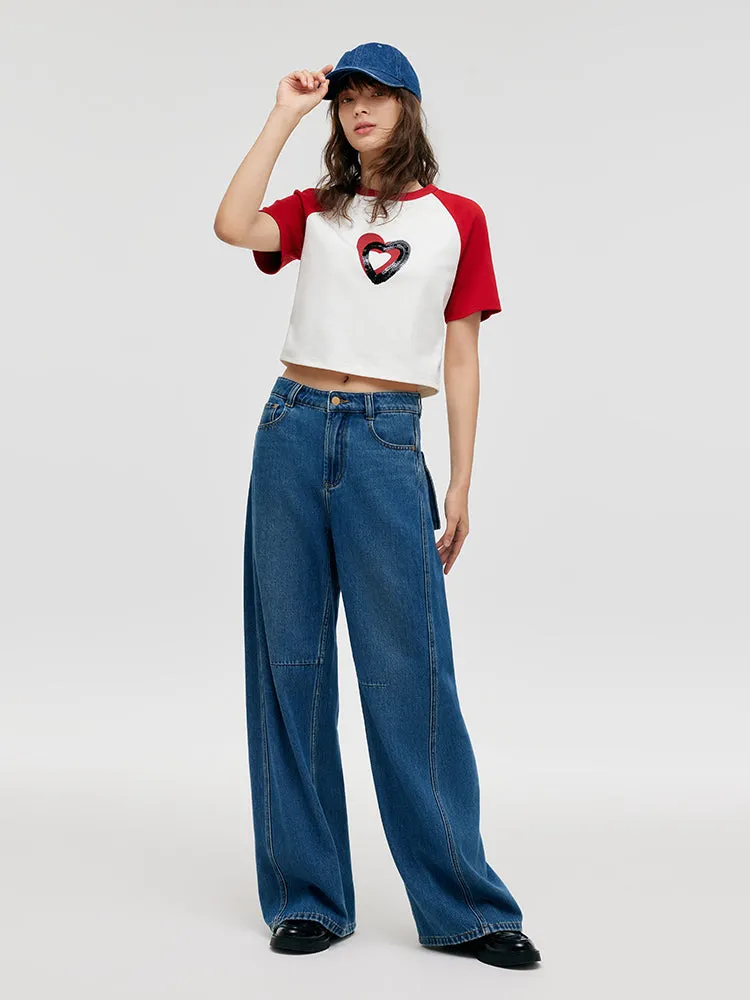 Denim Mid-Rise Women Baggy Jeans sold by Goelia product image thumbnail 4