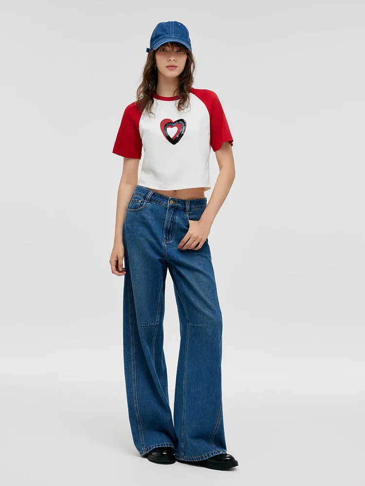 Denim Mid-Rise Women Baggy Jeans sold by Goelia product image thumbnail 2