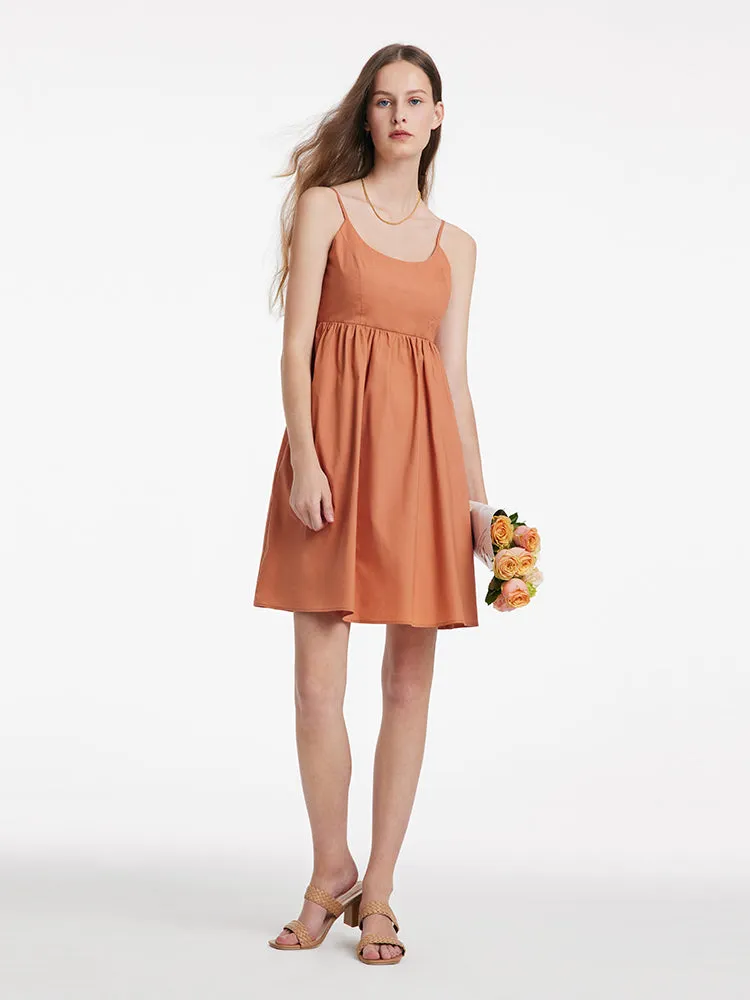 Loose A-Line Spaghetti Strap Dress With Detachabe Bra Pads sold by Goelia product image thumbnail 2