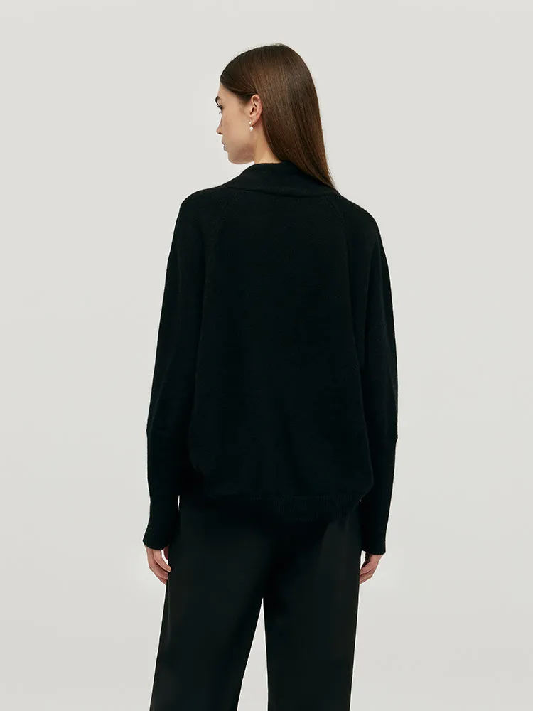 Worsted Woolen Straight Pants With Elastic Waistband sold by Goelia product image thumbnail 5