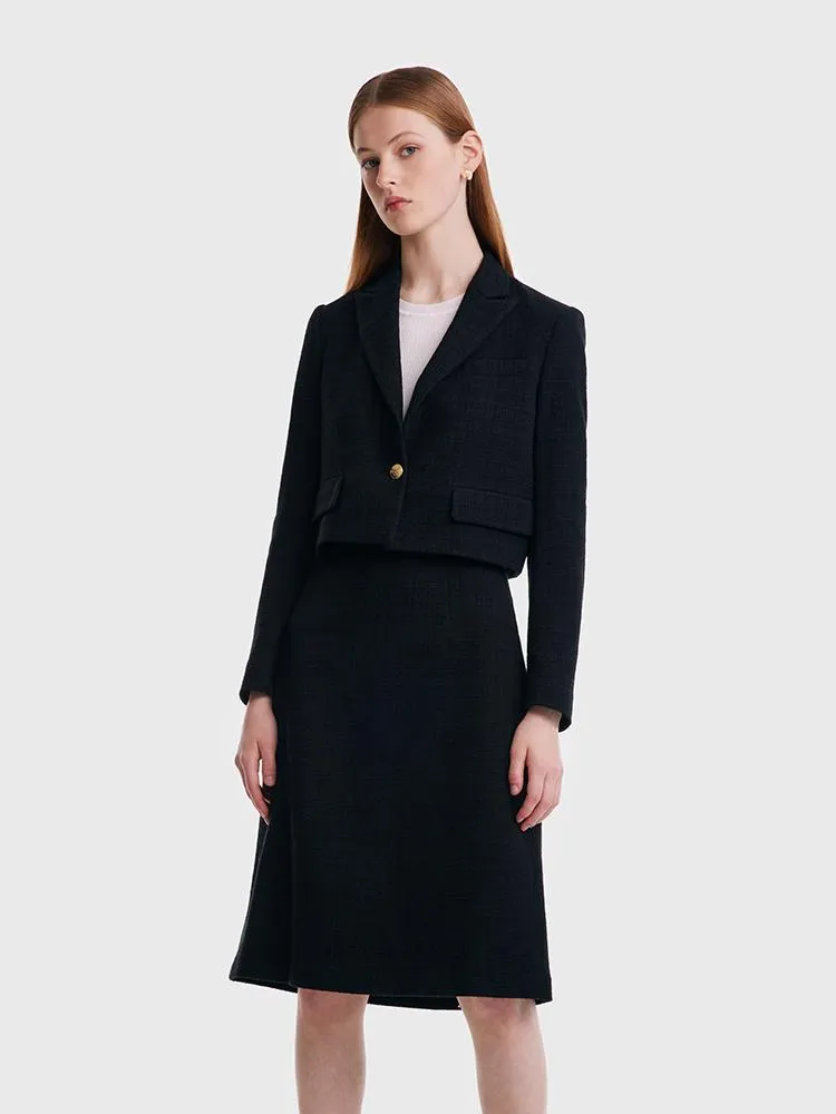 Short Blazer And A-line Women Skirt Two-Piece Suit sold by Goelia product image thumbnail 3